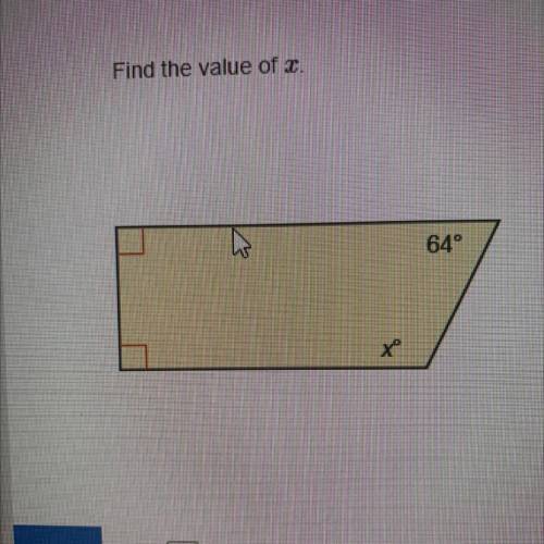 Find the value of x..