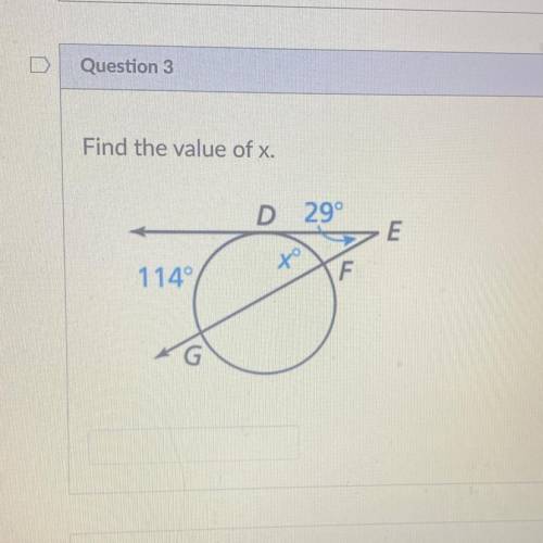 Find the value of x.
Please I need help!!!