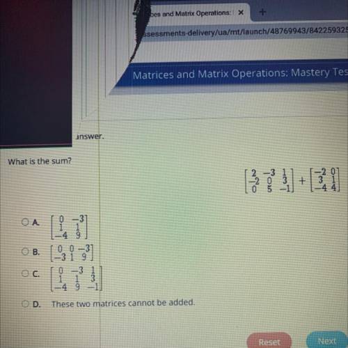 Matrices and Matrix Operations
Need help plz!!