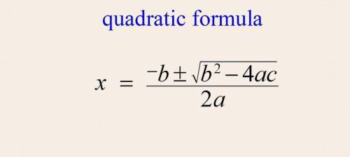 Can someone solve this Quadratic Equation using the formula (x=-b+and minus under the plus, then sq