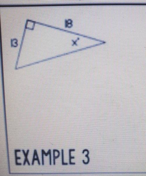 Finding missing angle with trigonometry​
