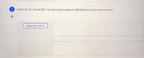 HELP ! How long is segment AB ?