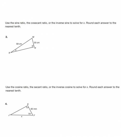 Please please help with these trigonometry questions! (Pics below)