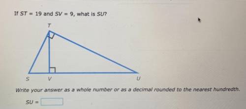 If st = 19 and sv = 9, what is su?
