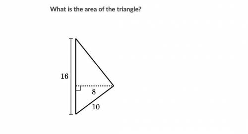 FIND THE AREA OF A TRIANGLE