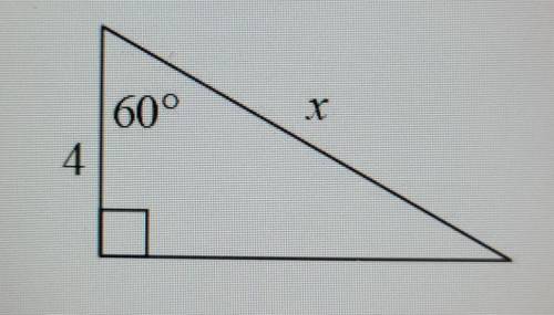 Find the value of x in the diagram below. Round your answer to two decimal places if necessary.

J
