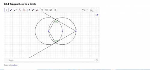 Part D

What do the measures of angles BDA and BEA and the fact that AD and AE are radii of circle