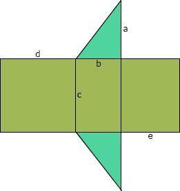 Plz help Plz help, The figure below is a net for a triangular prism. Side a = 18 feet, side b = 9 f