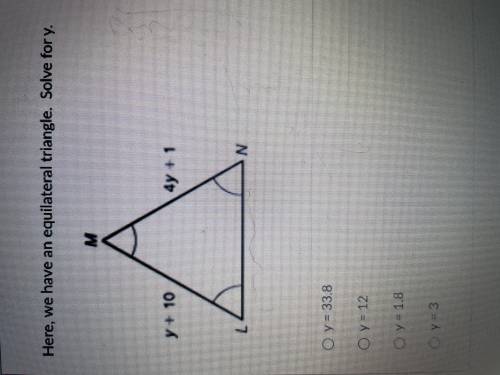 Solve for Y. Pls and thank you.