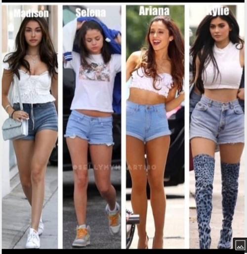 Which 2 of them is your favourite look ?

Madison , Selena , ariana and Kylie Choose any 2 lots of