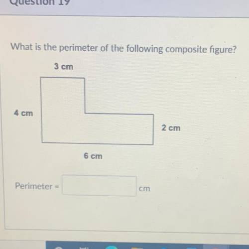 Can someone help me find the perimeter