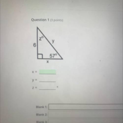 please help. i have no clue how to find the measure of each unknown variable using the pythagorean
