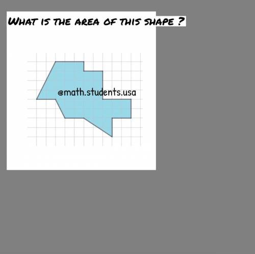 What area is this shape ?