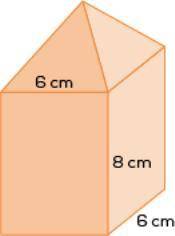 Which figures can the composite figure be broken into? A. a square pyramid and a square prism B. a