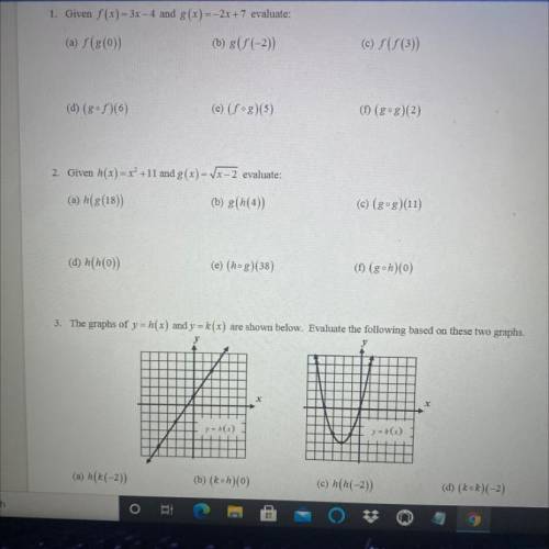 Help me solve all three questions please