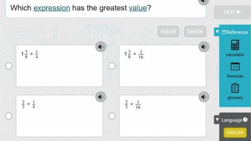 Which expression has the greatest value?