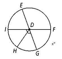 In the diagram, if x =19, what is m\angle EDFm∠EDF?

In the diagram, if x =54, what is the measure