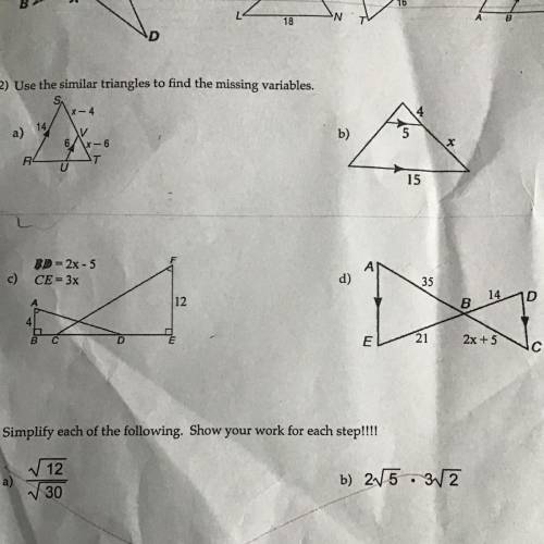 7-1 7-4 quiz geometry