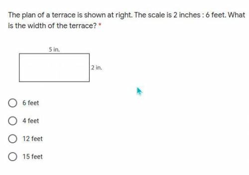 What is the width of the terrace?