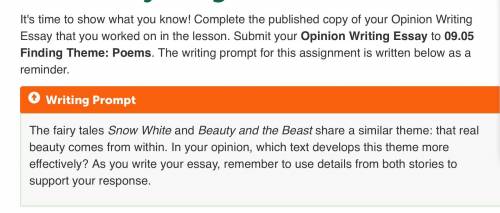 Hi there- uh could someone help me with an essay abt Snow white and Beauty and the beast- its due 2