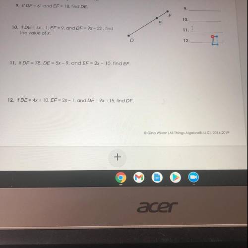 Unit 1 geometry basics quiz 1-1 points need help