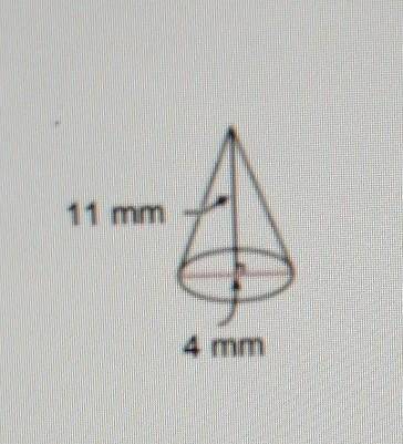 Find the volume of the cone.please help me.​