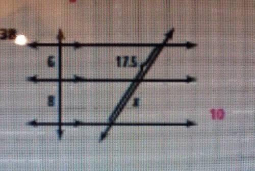 50 POINTS!! Please help tysm :) image is attached (sorry about the quality); find the value of x. t