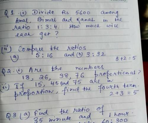 Please solve question 1 step by step and the others if u have time please​