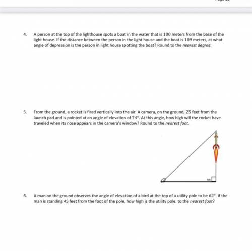 Trigonometry problems, help