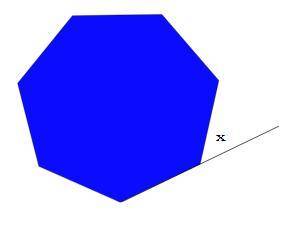 I need help!! 
A regular heptagon is shown below. What is the value of x? *