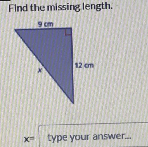 Find the missing length