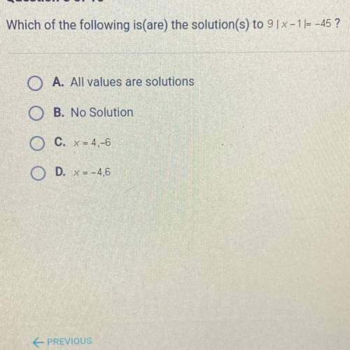 Which of the following is the solution