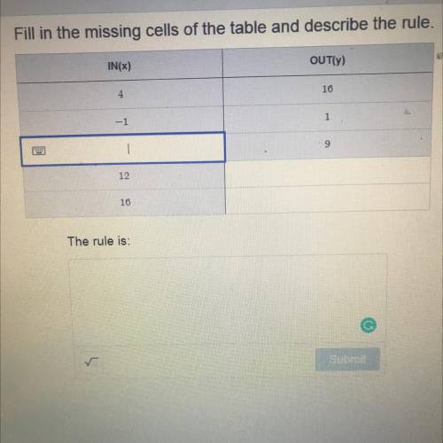 Help help help help find the rule and missing numbers