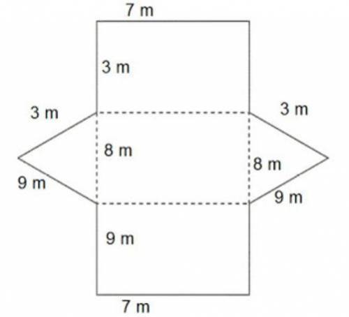 What is the lateral surface area of the triangular prism ?