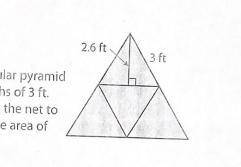 The base and all three faces of a triangle pyramid are equilateral triangles with side lengths of 3