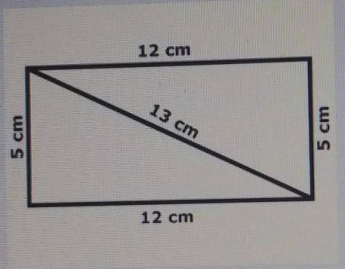 Without using a protractor, you can determine whether the angles are right angles by measuring the