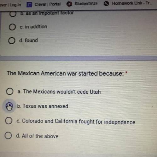 The Mexican American war started because: