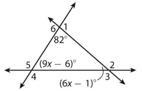 What is the measure of \angle 1?, What is the measure of \angle 2?, What is the measure of \angle 4