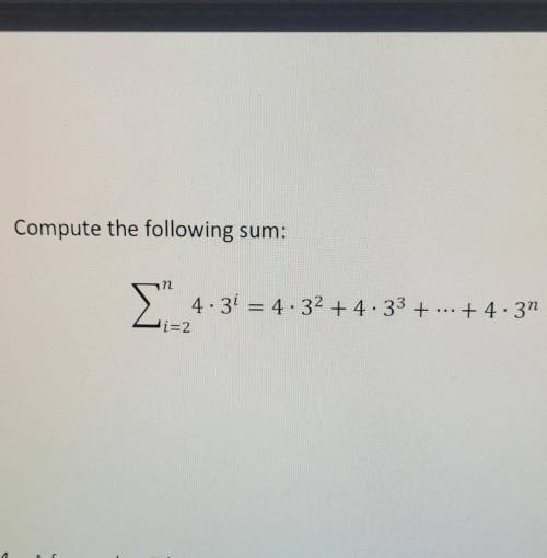 Compute the following sum: ​