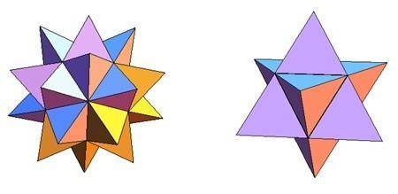 If the tetrahedrons on your solid have edges that are 4 inches long, what is the area of one of its