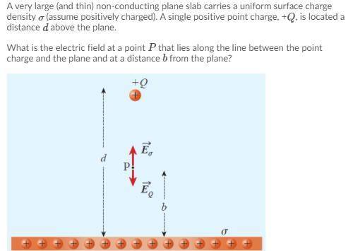 What is the electric field at that point? the picture has all the details