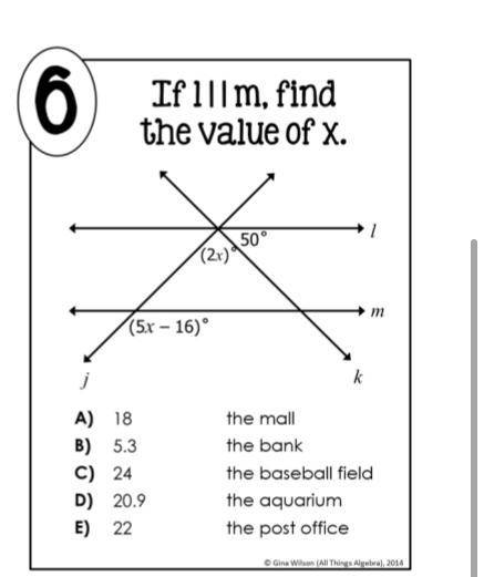 If 1llm, find the value of x.
Please show work, thanks!
