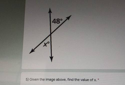 Given the image what is the value of x​