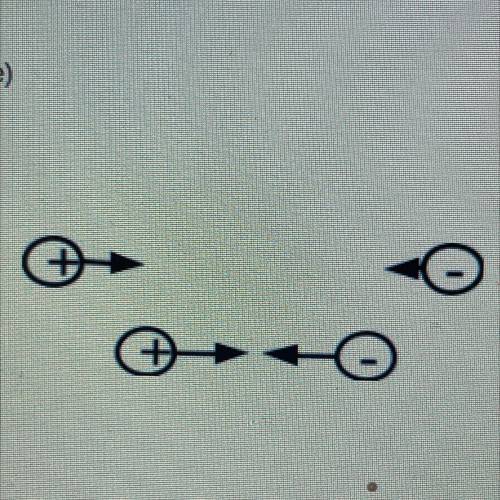 6A. Which pair of charges has a stronger attraction, top or bottom?

6B Based on the picture above