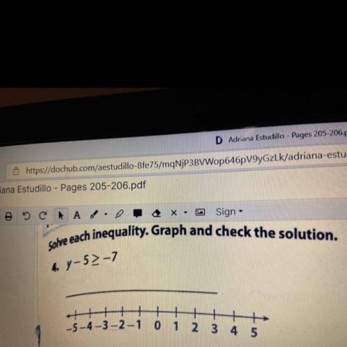 Solve each inequality. Graph and check the solution.