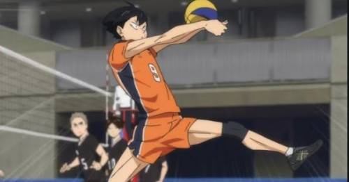 Are you allowed to jump serve in badminton?

PS. respond in yes or no and explain your answer pleas