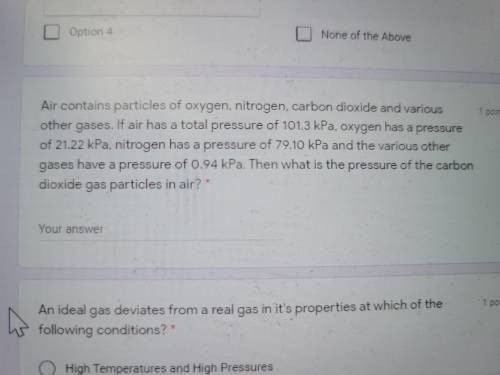 Air contains particles of oxygen, nitrogen, carbon dioxide, and various other bases. If air has a t