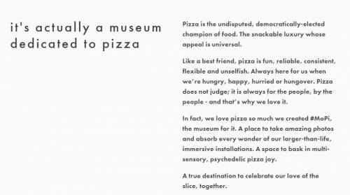 Ok this is very importent who knew there was a PIZZA song and a museum see below for the song and t