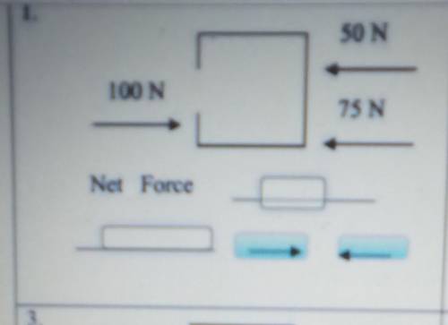 Someone help me!I need to know if this is unbalance or balance and the net force!​