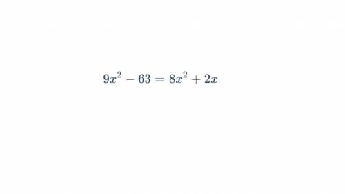 For the following quadratic equation, find the discriminant.

click the screenshot link to view th